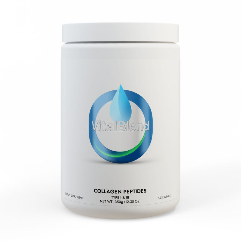 Collagen Peptides Type I & III Supplement (350g, 12.3oz)